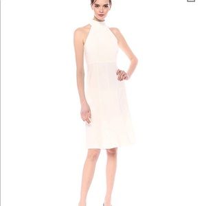 Donna Morgan white midi dress